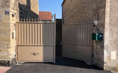 Installation automatisme enterré pour portail